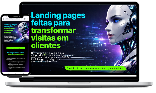 Criação de landing page otimizada para conversão