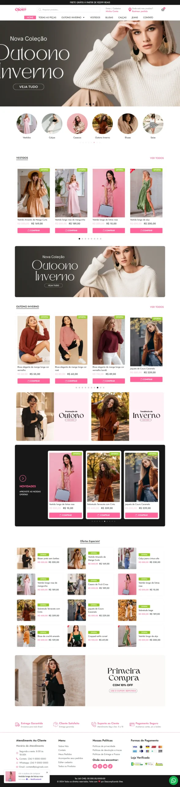 criamos sites para lojas virtuais em campinas ecommerce